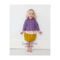 Debbie Bliss Eco Baby Bobble and Cable Cardigan Digital Pattern DB072