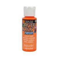 DecoArt Crafter\'s Orange Neon Acrylic Paint 59 ml