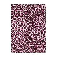 decopatch pink leopard print paper 3 sheets
