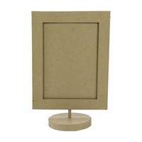 decopatch mache portrait frame with stand 23 cm