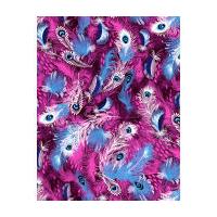 Decopatch Purple Peacock Feathers Paper 3 Sheets