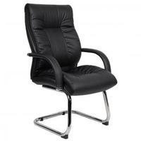 derby executive cantilever chair black