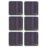 denby lifestyle colours purple placemats coasters purple 6pk coasters