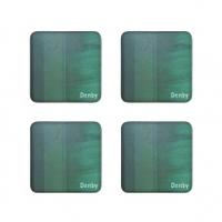 denby lifestyle colours green placemats coasters green 4pk coasters