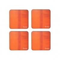 Denby Lifestyle Colours Orange Placemats & Coasters, Orange, 4pk Coasters