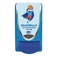 DEB SoaperMan Childrens 1L Soap Dispenser SMAN1LDS