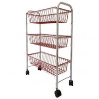 delfinware 3 tier mobile harmony red