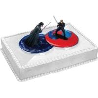 dekoback star wars darth vader vs luke skywalker cake decoration set