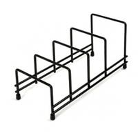 Delfinware Plate Storage Rack Black