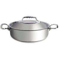 de buyer affinity saut pan with lid 24 cm