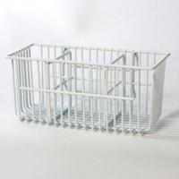 delfinware wire cutlery basket in white