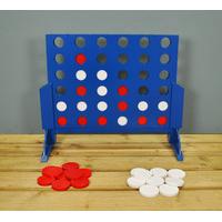 Deluxe Wooden 4 in a Row Style Garden Game by Selections