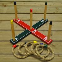 Deluxe Quoits Garden Ring Toss Game by Selections