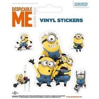 Despicable Me (minion Pulling Tongues) Set Of 5 Vinyl Stickers