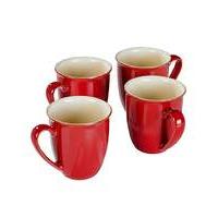 Denby 4 Piece Cook & Dine Mugs Cherry
