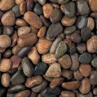 deco pak scottish pebbles decorative stone bulk bag