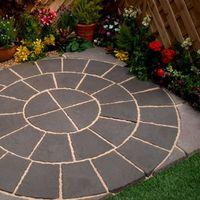 deco pak classic rotunda twilight circle square off paving kit 18m