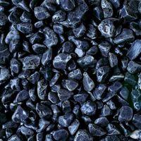 deco pak black pebbles decorative stone bulk bag