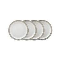 Denby Elements set of 4 Medium Plates