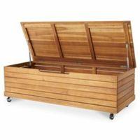 Denia Wooden Garden Cushion Storage Box