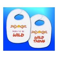Design Works Counted Cross Stitch Kit Born to be Wild Bibs
