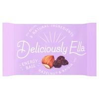 deliciously ella hazelnut raisin energy ball 40g