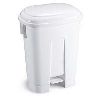 derby 60lt white plastic bin wwhite lid