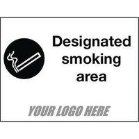 DESIGNATED SMOKING AREA 800X600MM