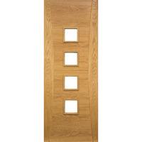 deanta pamplona oak unglazed prefinished internal fire door 78in x 30i ...