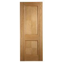 Deanta Kensington Oak Prefinished Internal Fire Door 78in x 27in x 45mm (1981 x 686mm)