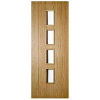 Deanta Galway Oak Unglazed Unfinished Fire Door 78in x 33in x 45mm (1981 x 838mm)