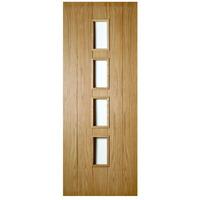 Deanta Galway Oak Unglazed Unfinished Door 78in x 30in x 35mm (1981 x 762mm)