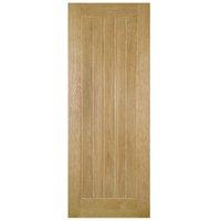 Deanta Ely Oak Unfinished Internal Door 78in x 30in x 35mm (1981 x 762mm)