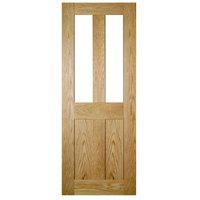 Deanta Eton Glazed Unfinished Door 78in x 33in x 35mm (1981 x 838mm)