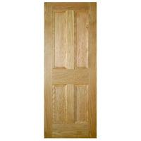 Deanta Kingston Oak Unfinished Internal Door 78in x 27in x 35mm (1981 x 686mm)