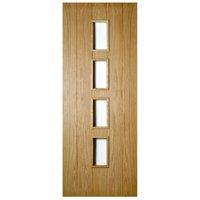 Deanta Galway Oak Unglazed Unfinished Fire Door 78in x 24in x 45mm (1981 x 610mm)