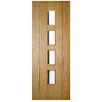 Deanta Galway Oak Unglazed Unfinished Door 78in x 33in x 35mm (1981 x 838mm)