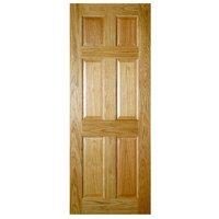 Deanta Oxford Oak Pre Finished Internal Fire Door 78in x 33in x 45mm (1981 x 838mm)