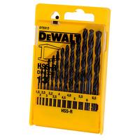 DeWalt DT5912 HSS-R DIN 338 Jobber Metal Drill Bit Set 13pc