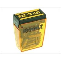 dewalt dt7908 flip box of 25 pozi no2 25mm bits