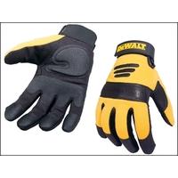 dewalt synthetic padded leather palm gloves