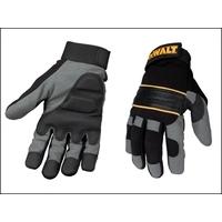 dewalt powertool gel gloves black grey dpg33l