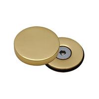 Decorative Bolt Cover - Polished Brass