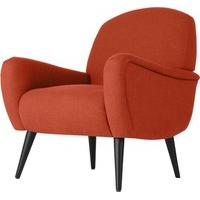 delilah accent chair retro orange