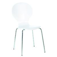 Designa Set of 4 Dining Chairs with Chrome Legs
