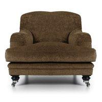 Demi Fabric Armchair Khaki