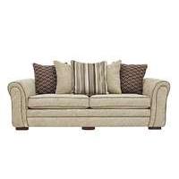 Devlin 4 Seater Fabric Sofa