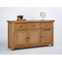 Devon Oak 3 Door 3 Drawer Sideboard