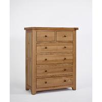 Devon Oak 2+4 Chest of Drawers