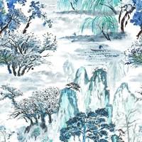 Designers Guild Wallpapers Jade Temple Panel, PDG654